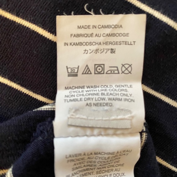 Mens J Crew 100% Cotton Striped, Long Sleeve T-shirt - Picture 6 of 11